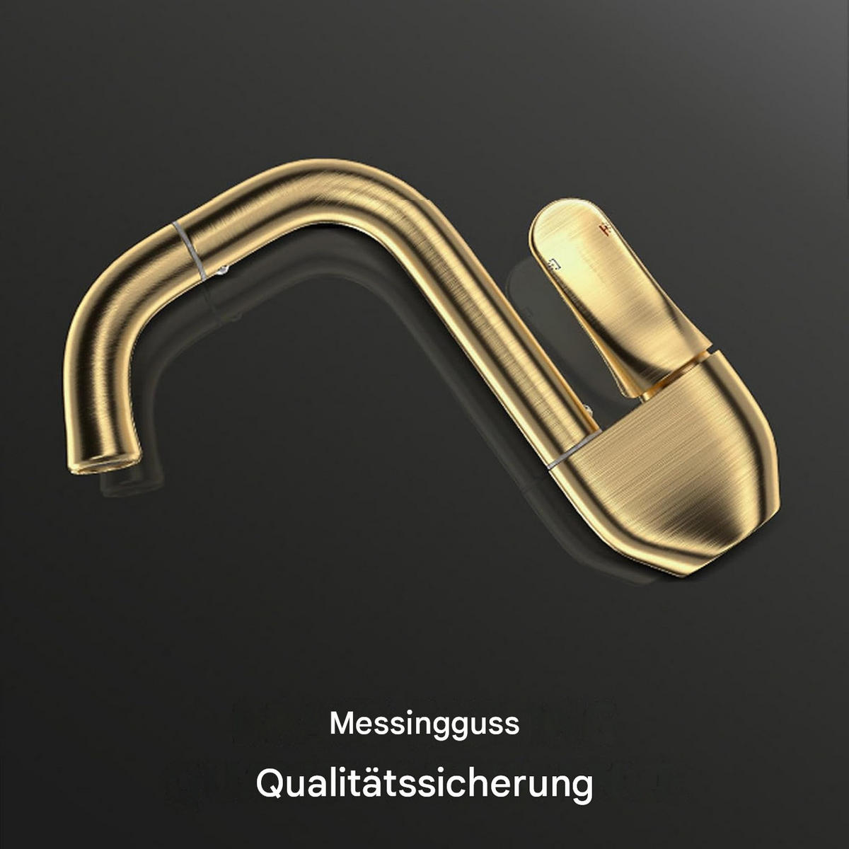 BADEZIMMERARMATUR, 22 x 7,5 cm, weiß - Weiß, Metall (25/7/19cm) - Vallsero