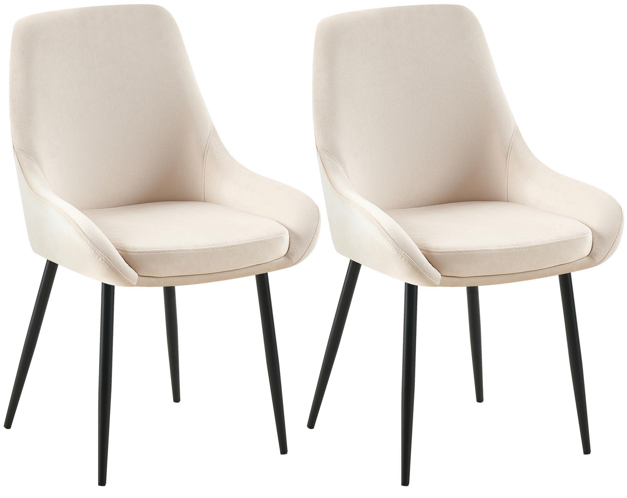 Deluke Esszimmerstuhl Creme 50x86x53 cm