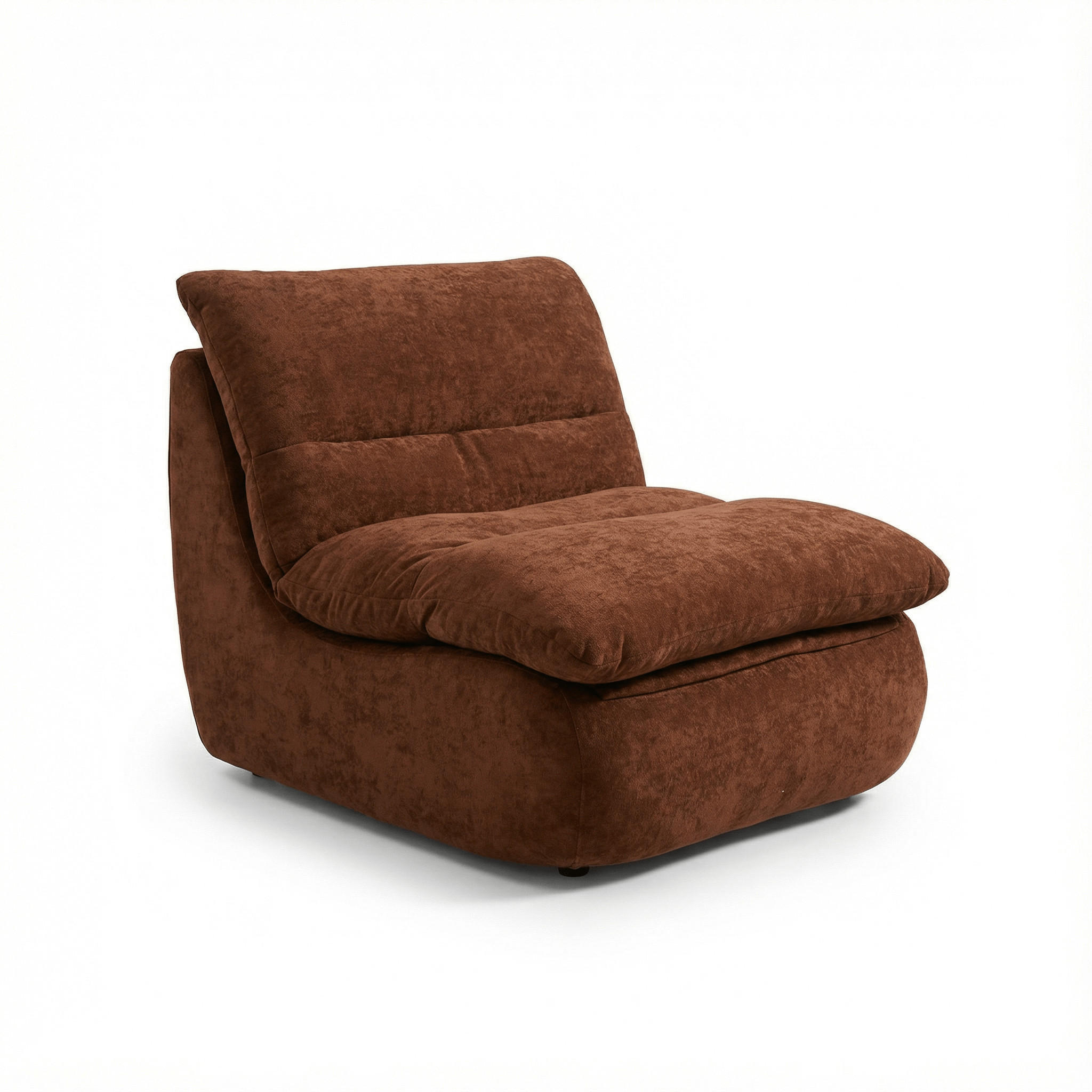 SESSEL Nuvia Schokolade - Dunkelbraun, Textil (80/75/100cm) - COCO Living