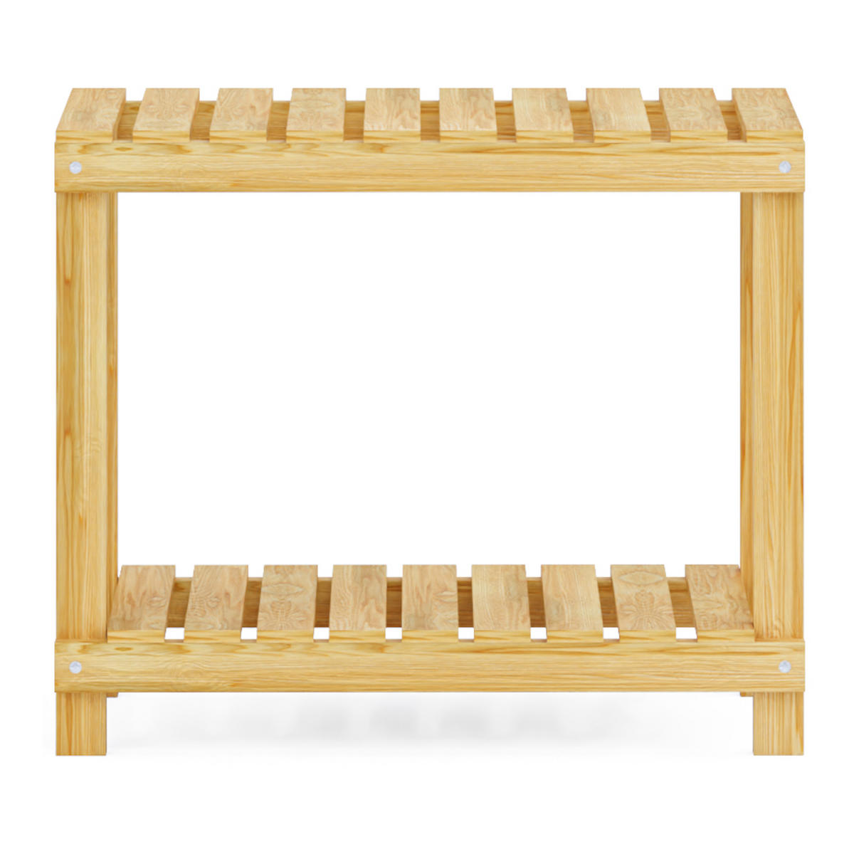 STANDREGAL Kinnula - Naturfarben, Holz (60/50/30cm) - [en.casa]