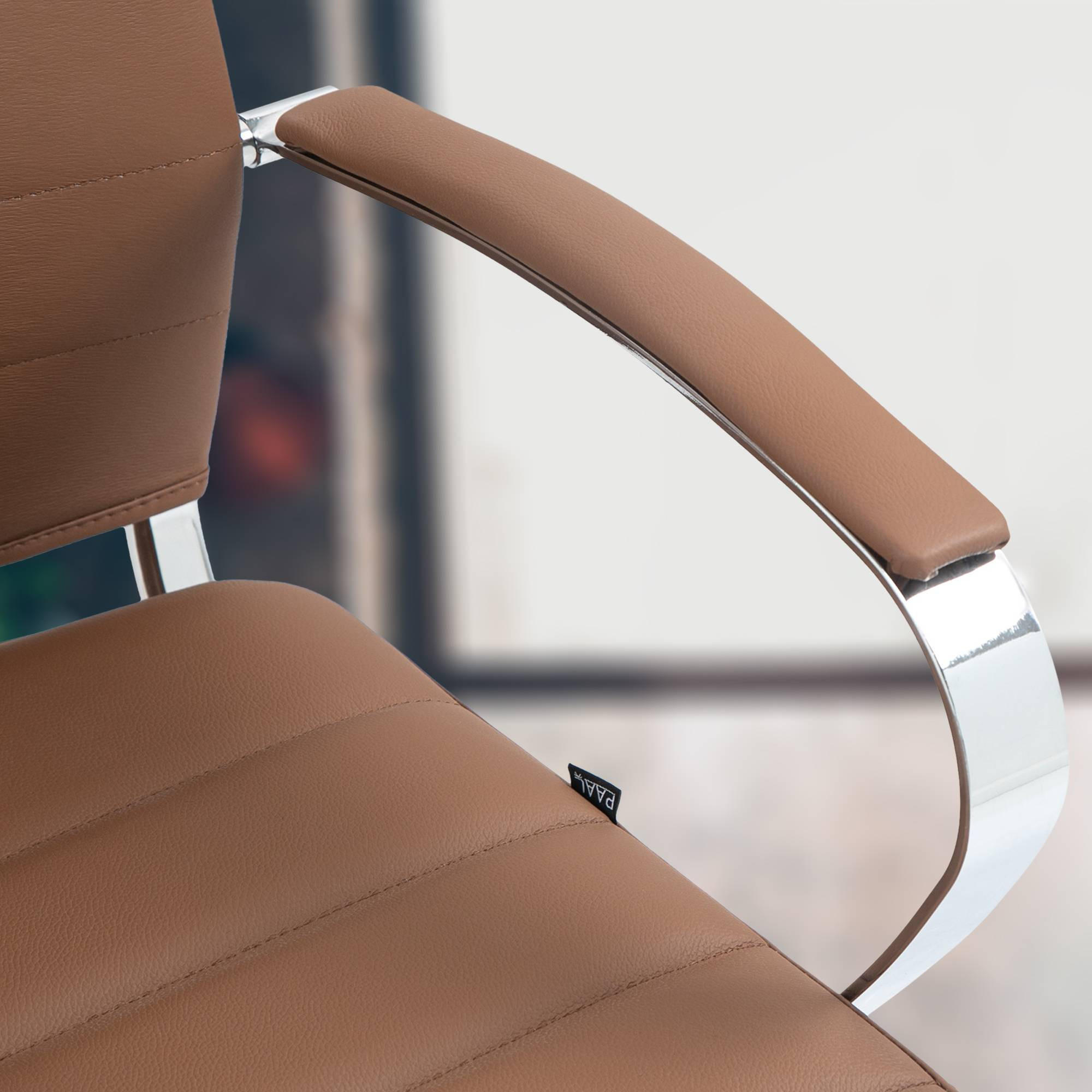 Thumbnail - Deluke Bürostuhl, Hellbraun, Metall, 57x90x62 cm, Arbeitszimmer, Bürostühle, Drehstühle