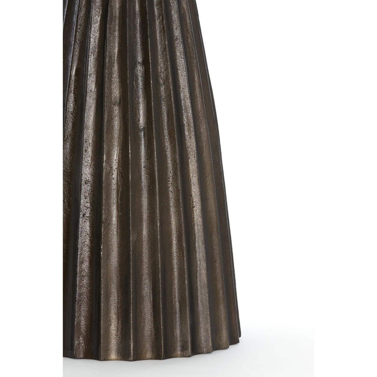 BEISTELLTISCH Veglia Braun 40/40/51 cm - Braun, Metall (40/40/51cm) - Light & Living