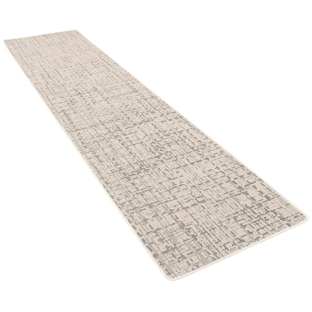 IN & OUTDOOR LÄUFER FLACHGEWEBE OSLO TREND - Creme, Textil (100/100cm) - Snapstyle
