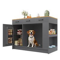 KÜCHENINSEL mit 3 Schubladen und Regalboden 120 x 60 x 90 cm Grey - Naturfarben, Holz (60/90/120cm) - Beauniv