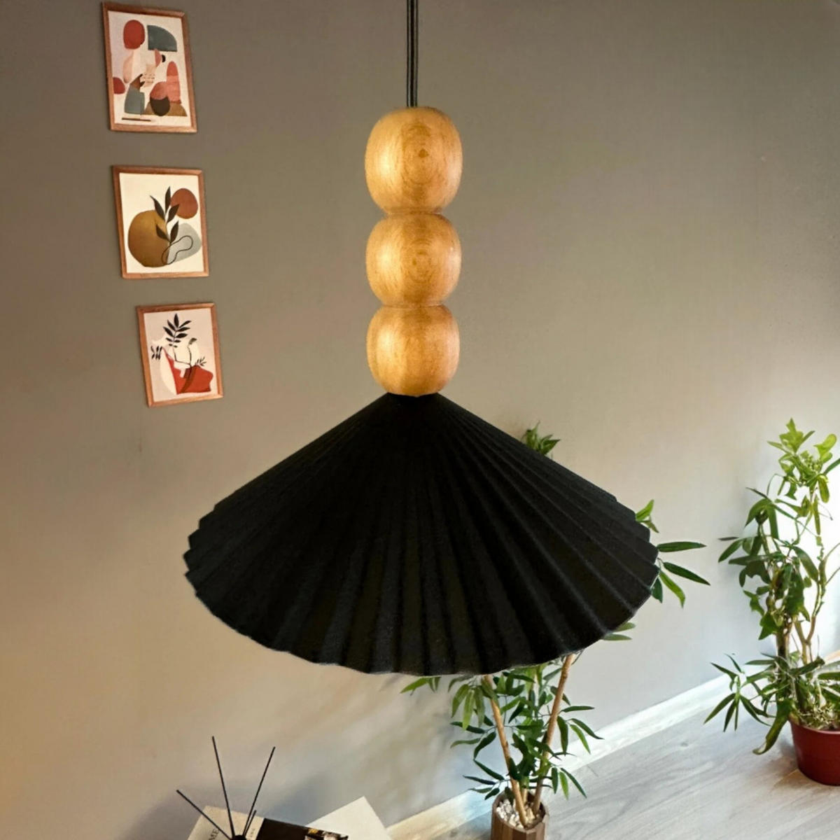 PENDELLEUCHTE WMAvilla - Schwarz, Metall (25/25/16cm) - Bamyum