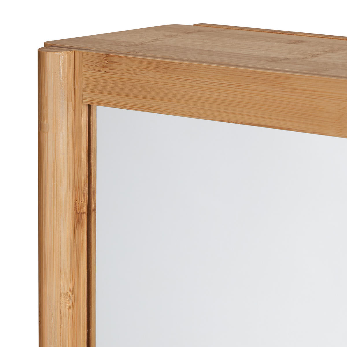 SPIEGELSCHRANK - Hellbraun, Glas/Holz (62/53/20cm) - Relaxdays