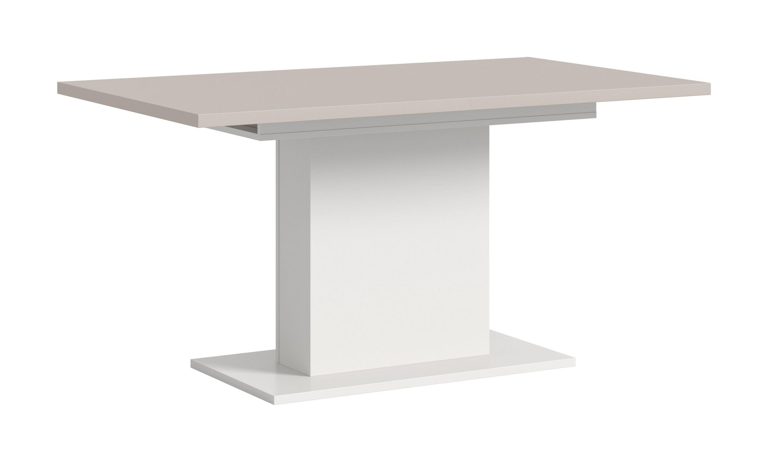 ESSTISCH MOTION (B/H/T: ca. 150/76/90 cm) in Weiß/Kaschmir - Weiß, Holzwerkstoff (90/150/76cm)