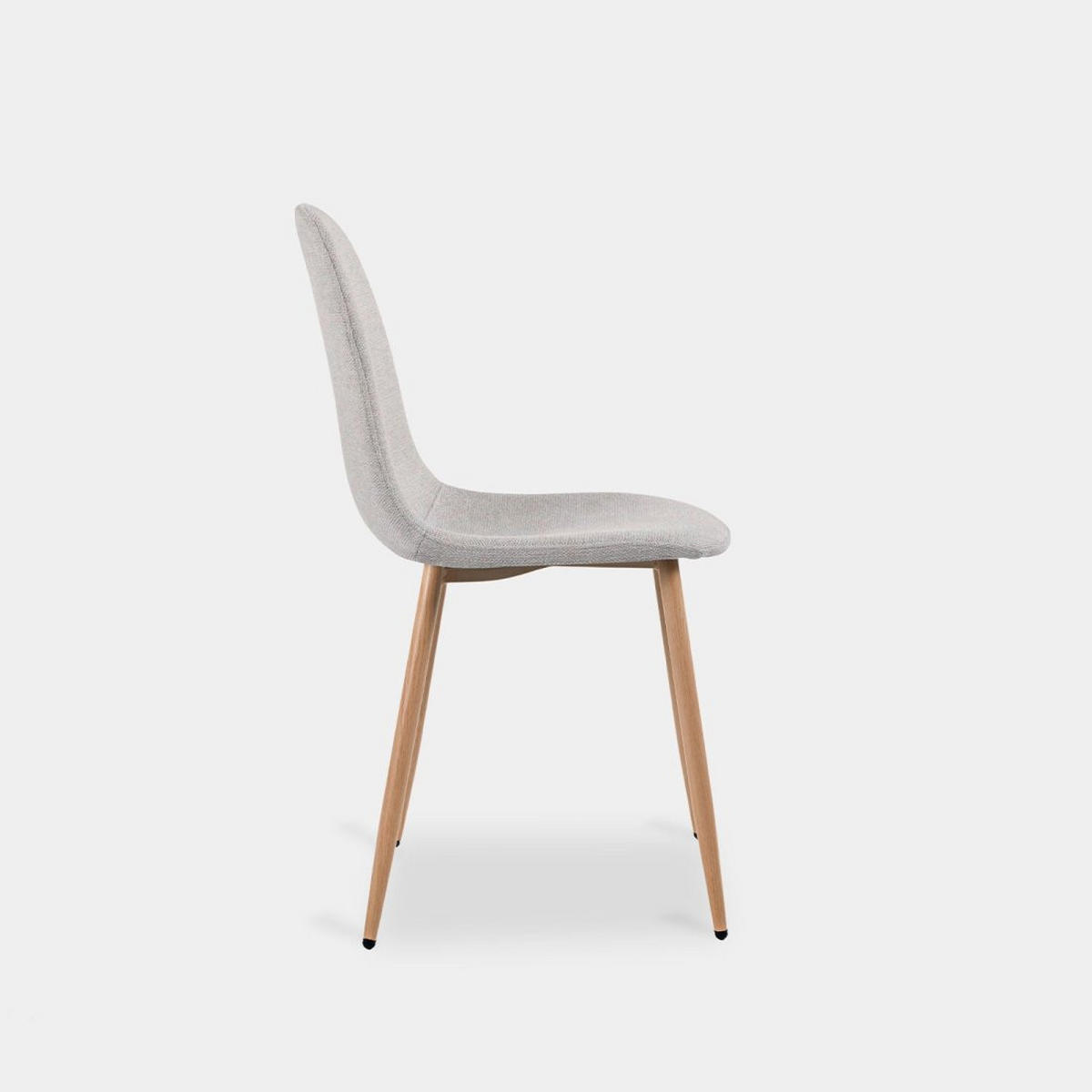 ESSZIMMERSTUHL Ellis Grau 43 cm x 87 cm 4er-Set - Grau, Textil (43/87/54cm) - Klast Home