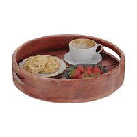 TABLETT - Braun, Holz (36/7.5/36cm) - Relaxdays