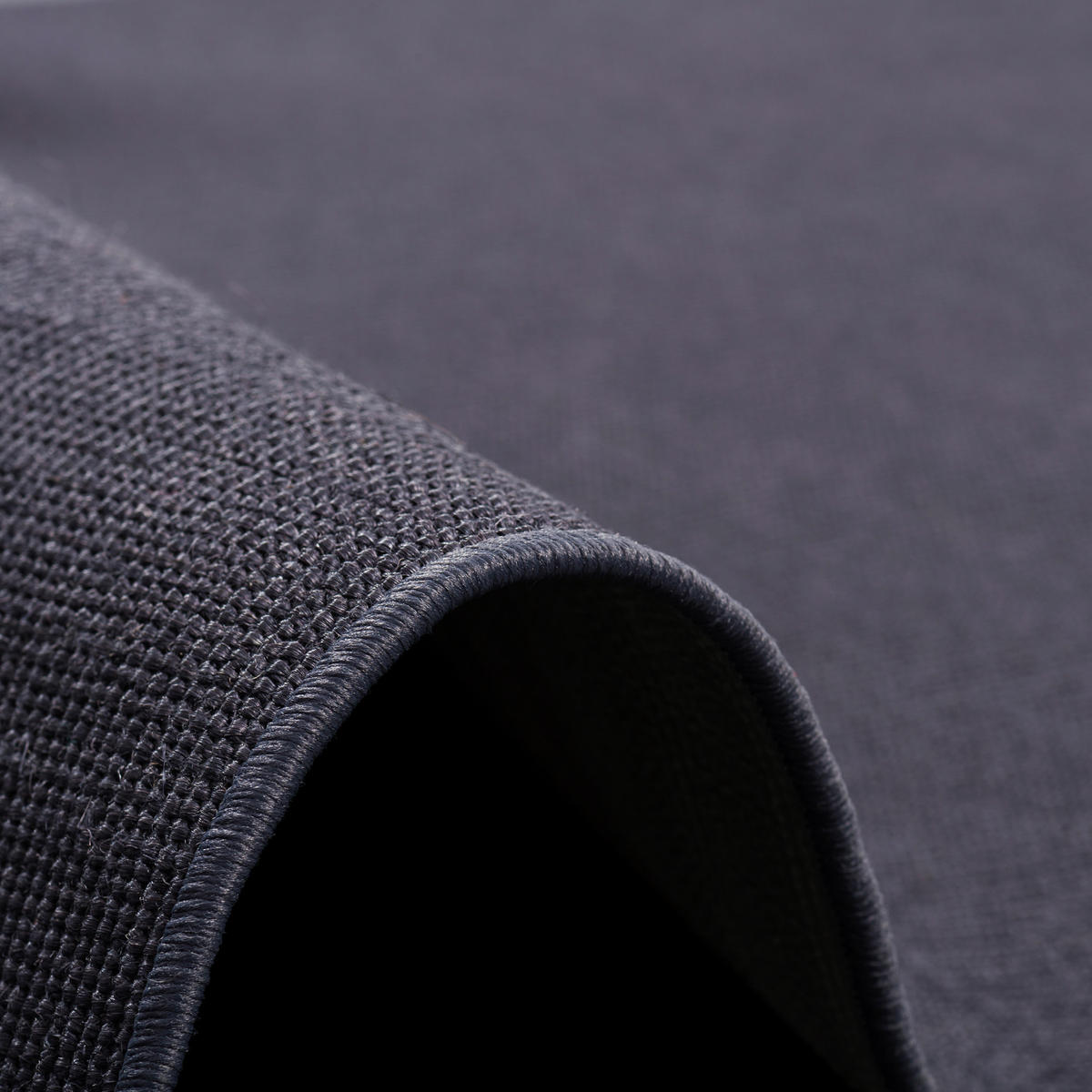 SISAL NATUR LÄUFER TEPPICH - Blau, Textil (80/200cm) - Snapstyle