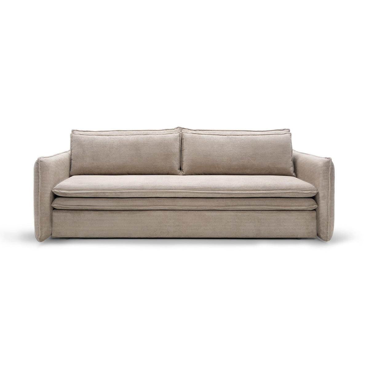 SOFA Lily Weiß - Weiß, Textil (240/82/95cm) - Pillovely