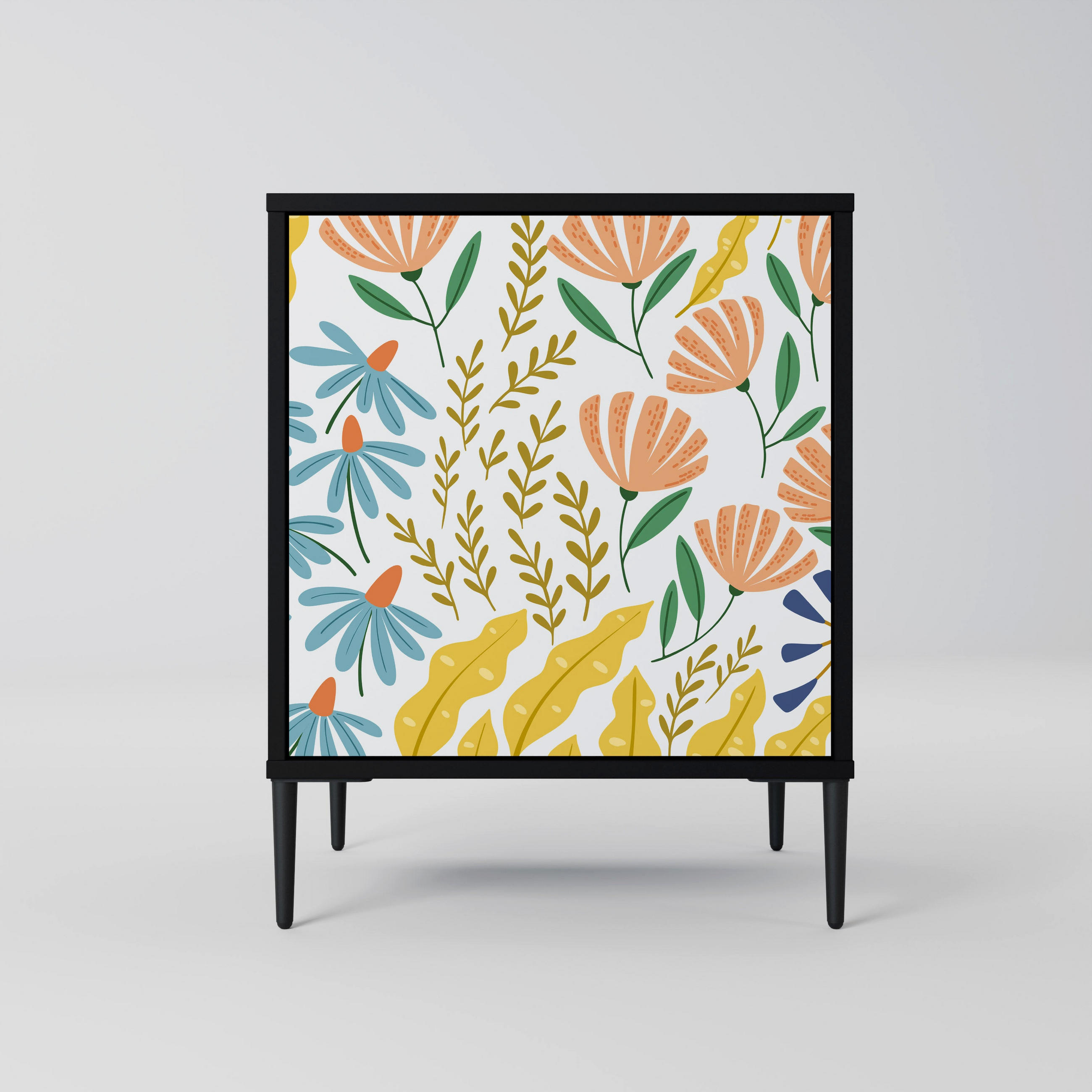 SpaceRebels Sideboard Schwarz 57.5x72.5x42 cm