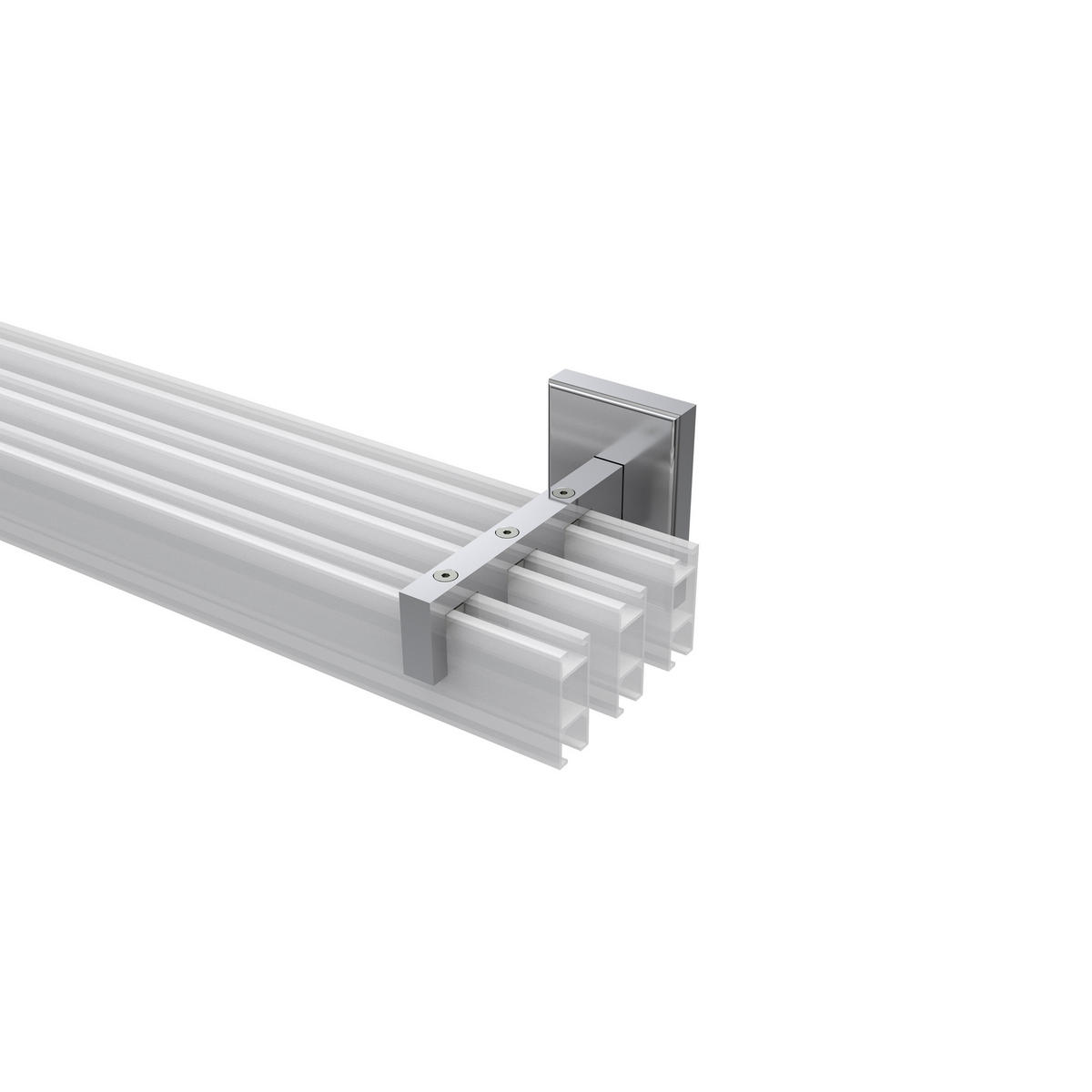 TRÄGER FÜR GARDINENSTANGEN INNENLAUF 14x35 mm, Smartline 3-läufig, Chrom - Chromfarben, Metall (10/6.5/4.5cm) - INTERDECO