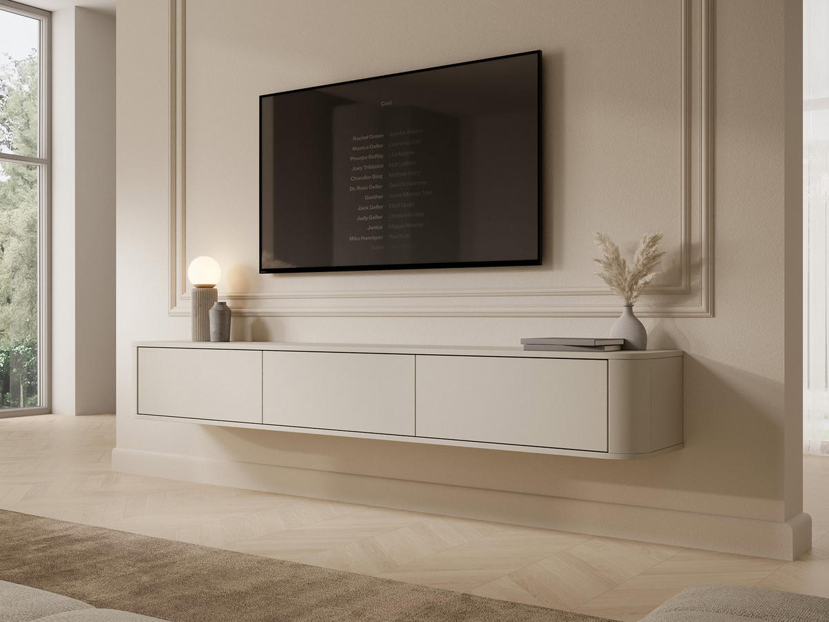 TV-LOWBOARD Hange - Kaschmir, Holzwerkstoff (200/29/34cm) - MIRJAN24