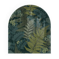 GLASPLATTE für Kamin 80x70 cm - Grün, Glas (80/70/0.4cm) - TULUP