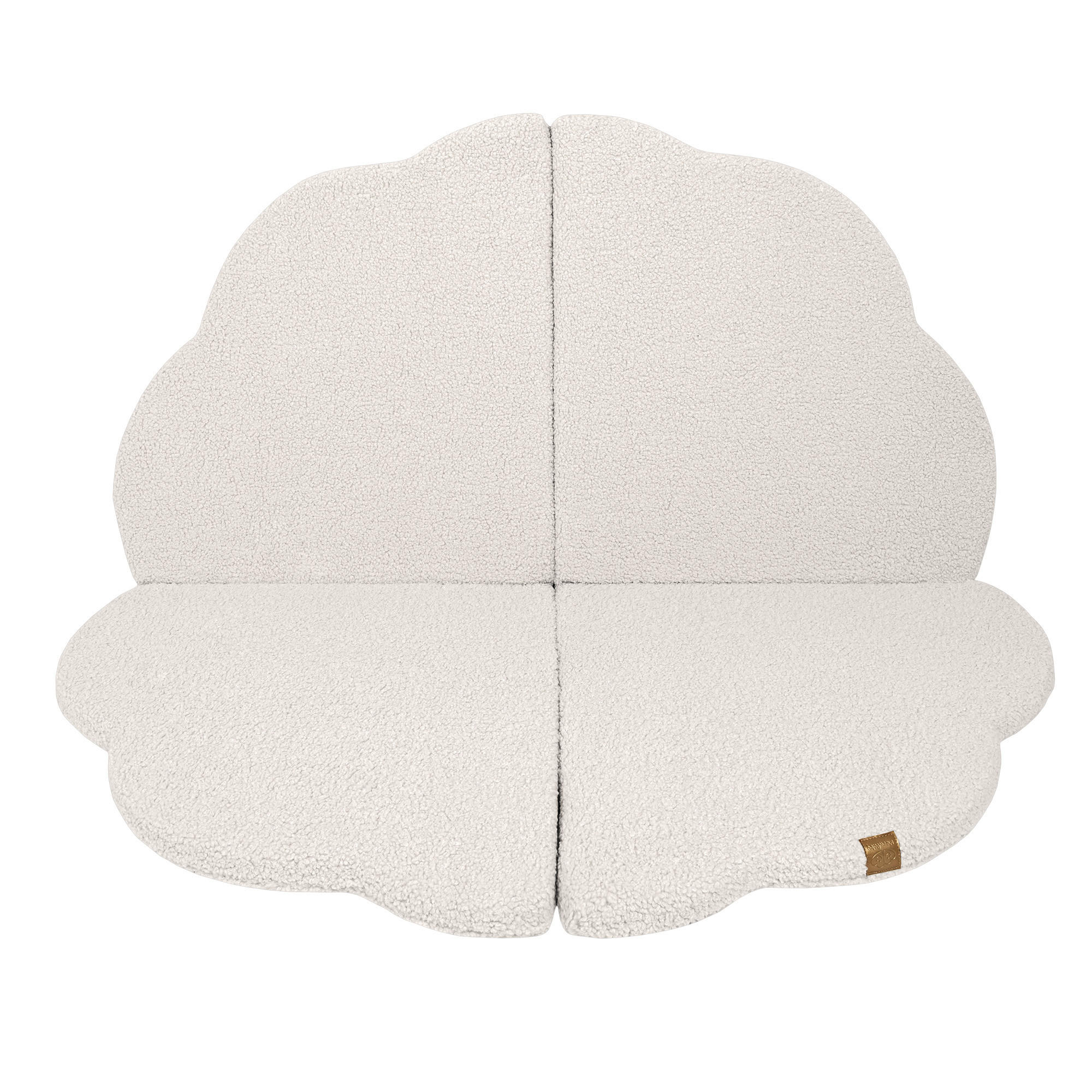 SPIELMATTE für Kinder, Wolke, Bearly, Creme - Creme, Textil (160/160cm) - MeowBaby