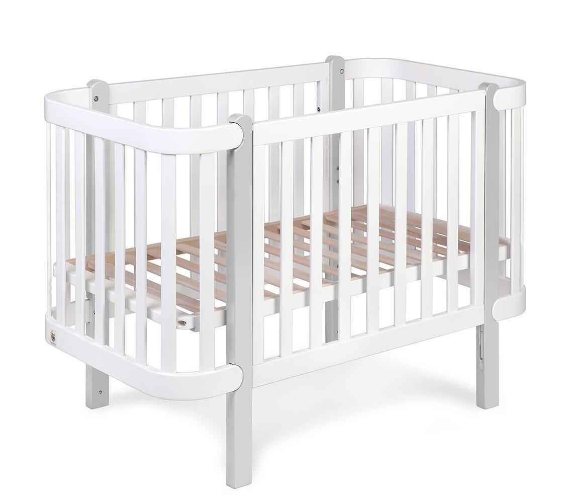 BABYBETT ETUDE Grau 67x125x89 cm - Grau, Holz - FURNLUX