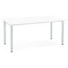 SCHREIBTISCH Modern Ergonomisch Mit Metallgestell LUMIRA, Weiß 160x80x75 cm - Weiß, Holz/Metall (80/160/75cm) - KADIMA DESIGN