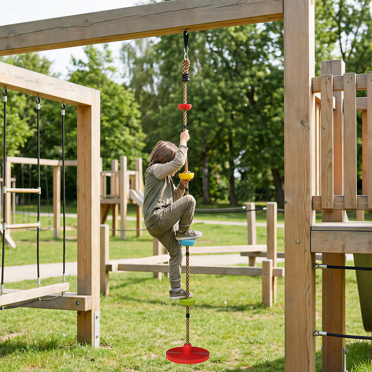 NINJA Warrior HDPE PE Rot - Rot, Kunststoff (30/30cm) - AIYAPLAY