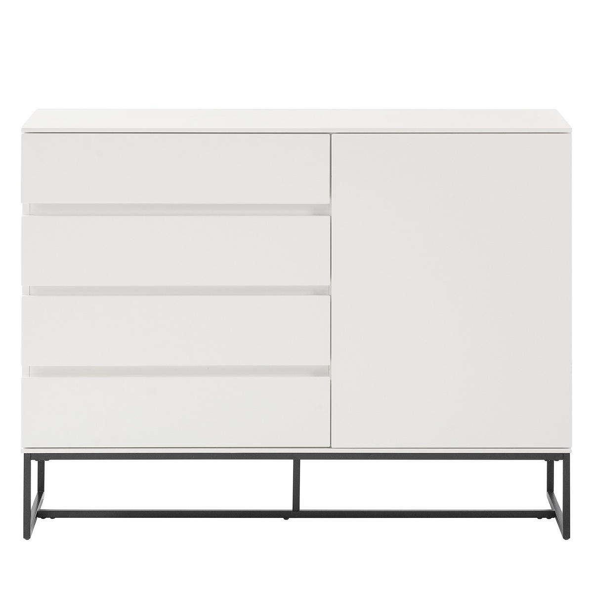 KOMMODE - Weiß, Holzwerkstoff (115/86/40cm) - home24