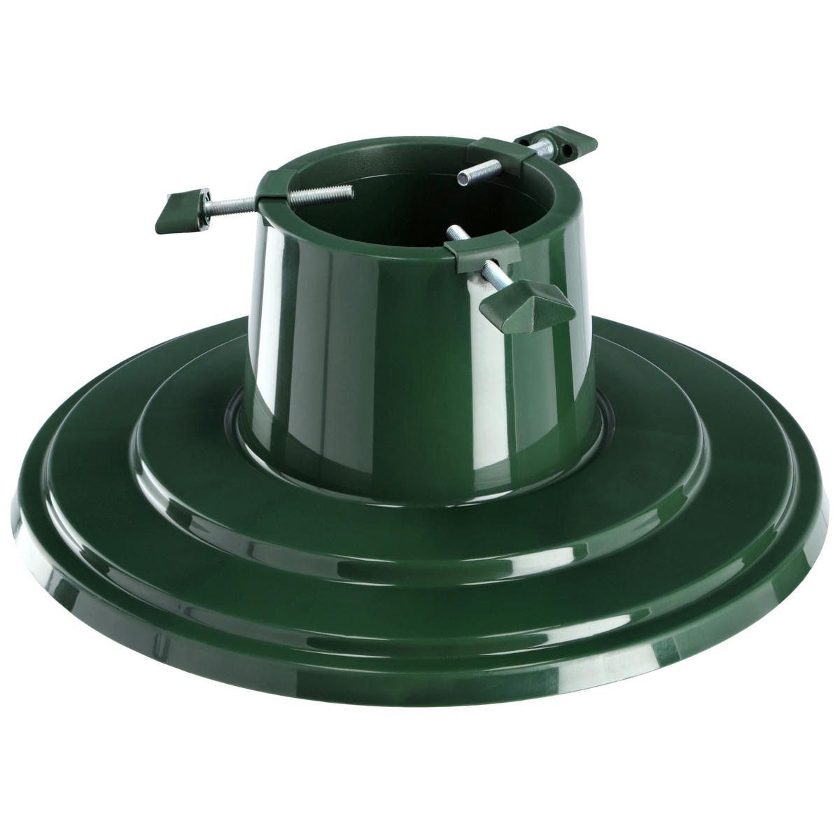 KADAX Weihnachtsbaumständer Christbaumständer 2m Grün - Grün, Kunststoff (15.5cm) - KADAX