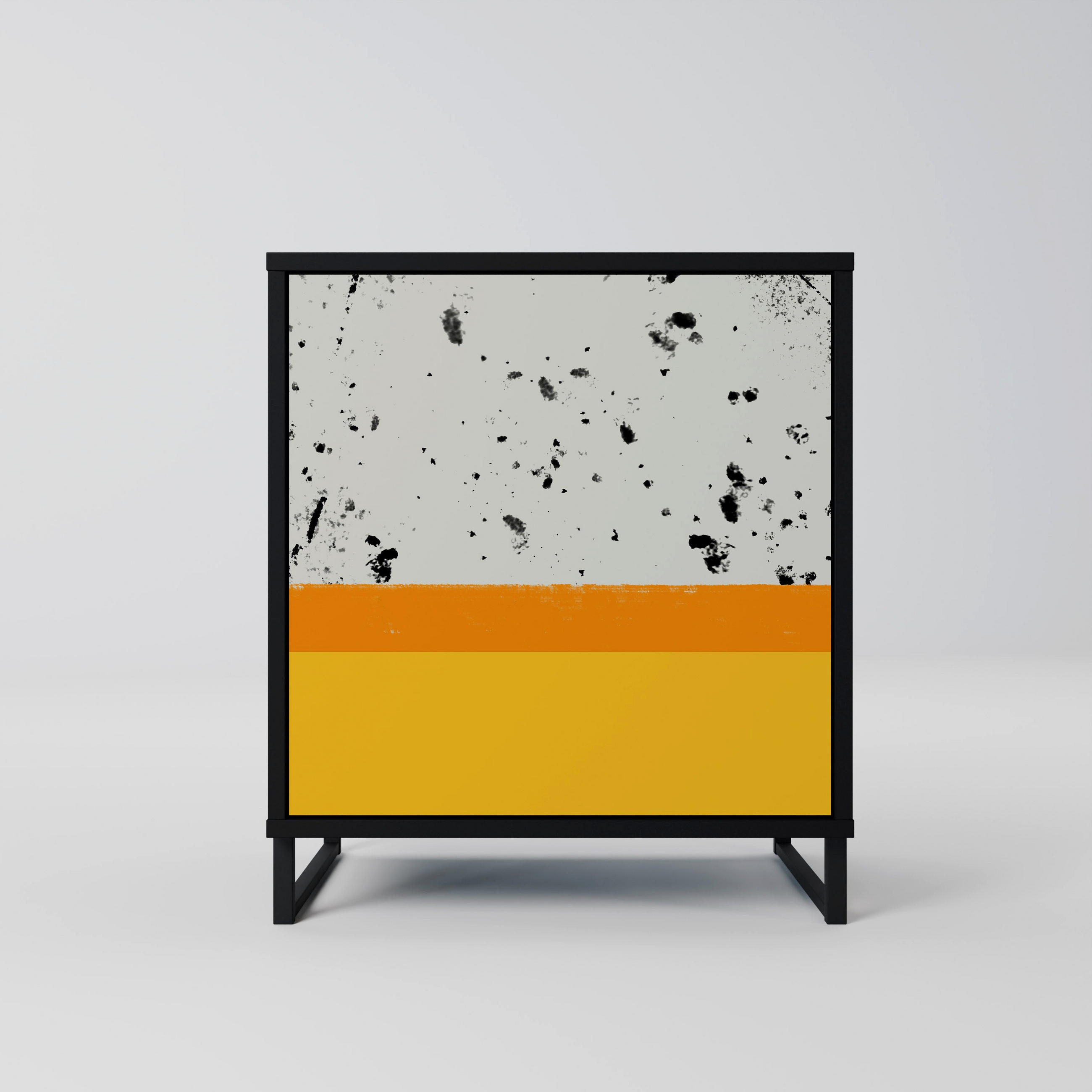 SpaceRebels Sideboard Schwarz 57.5x67.5x42 cm