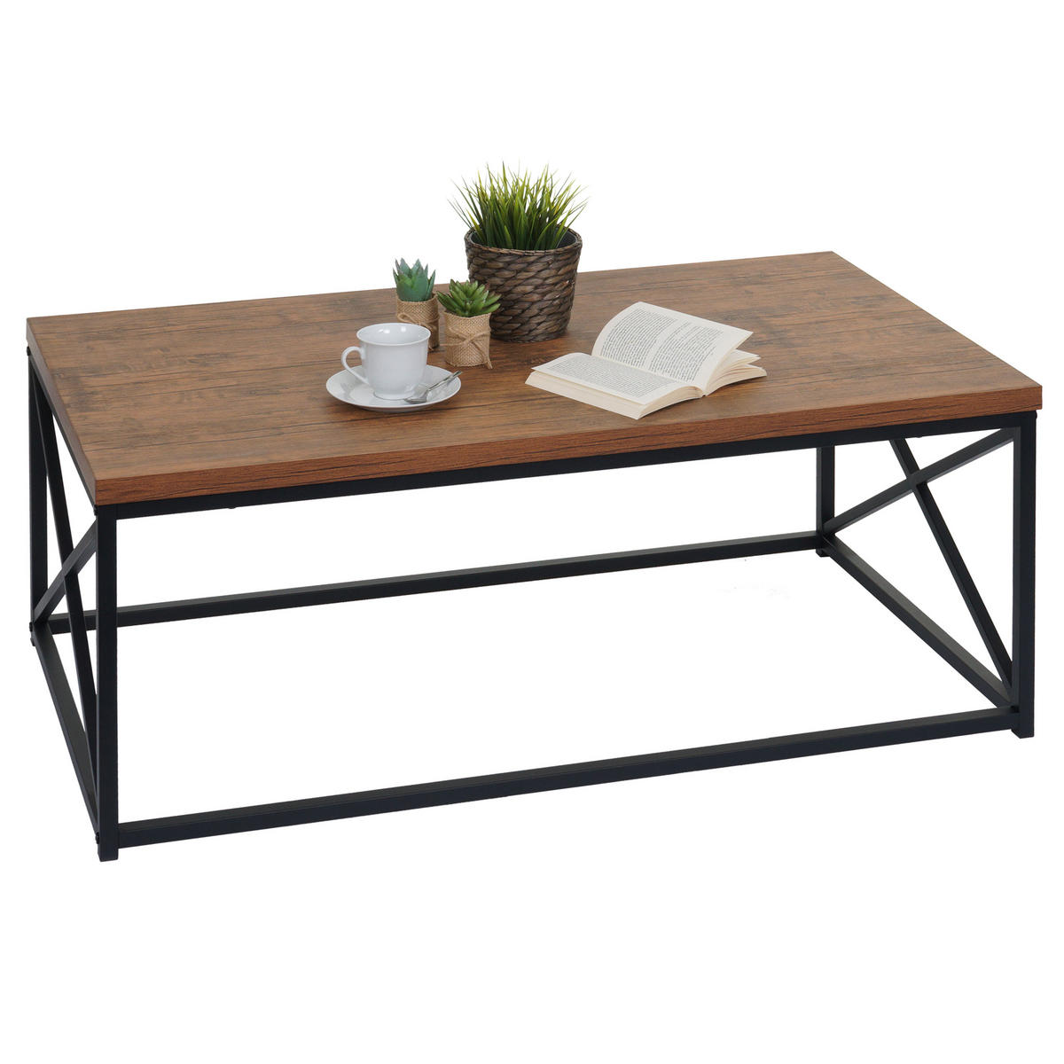 COUCHTISCH rechteckig Braun - Braun, Holzwerkstoff (60/110/44cm) - MCW