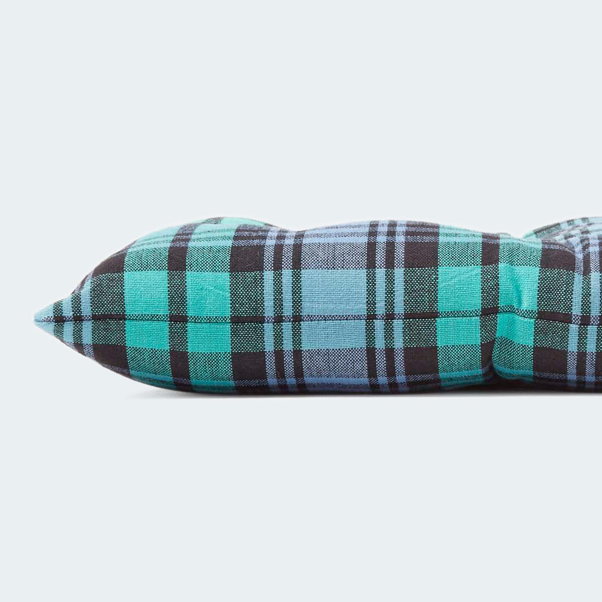 BANKAUFLAGE Blackwatch Schottenkaro 2-Sitzer - Blau, Textil (108/42/5cm) - Homescapes
