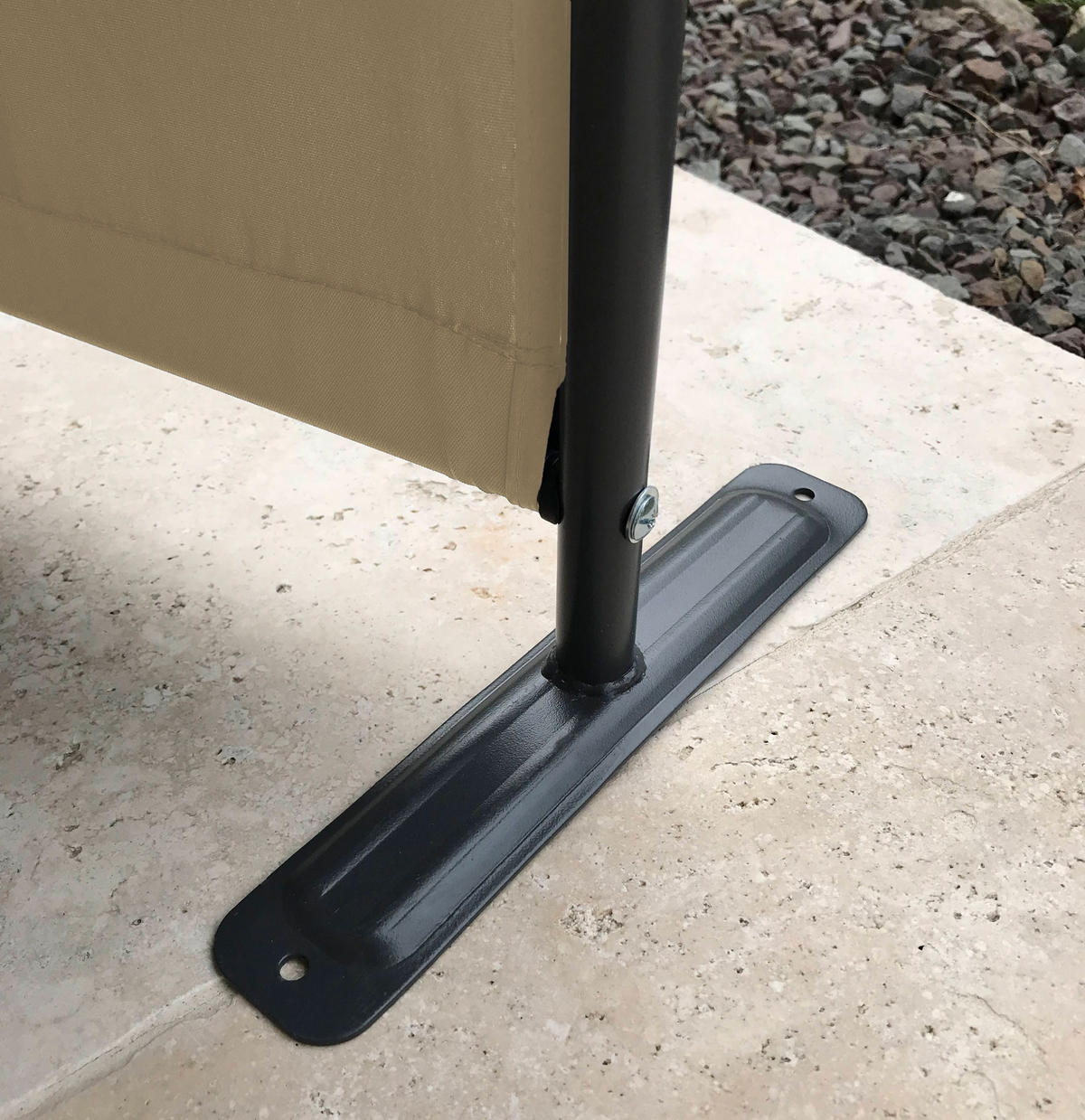 PARAVENT 2 Stück 4-tlg. 220x165 cm Beige - Beige, Metall (220/165cm) - QUICK STAR