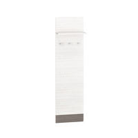 PANEEL Blanco Pinie weiß / grau 40 / 20 / 136cm - Weiß, Holz/Holzwerkstoff (40/136/20cm) - Feldmann-Wohnen