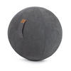 SITZBALL ALFA - Anthrazit, Textil (65/65/65cm) - Magma Heimtexx