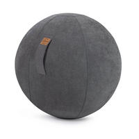 SITZBALL ALFA - Anthrazit, Textil (65/65/65cm) - Magma Heimtexx