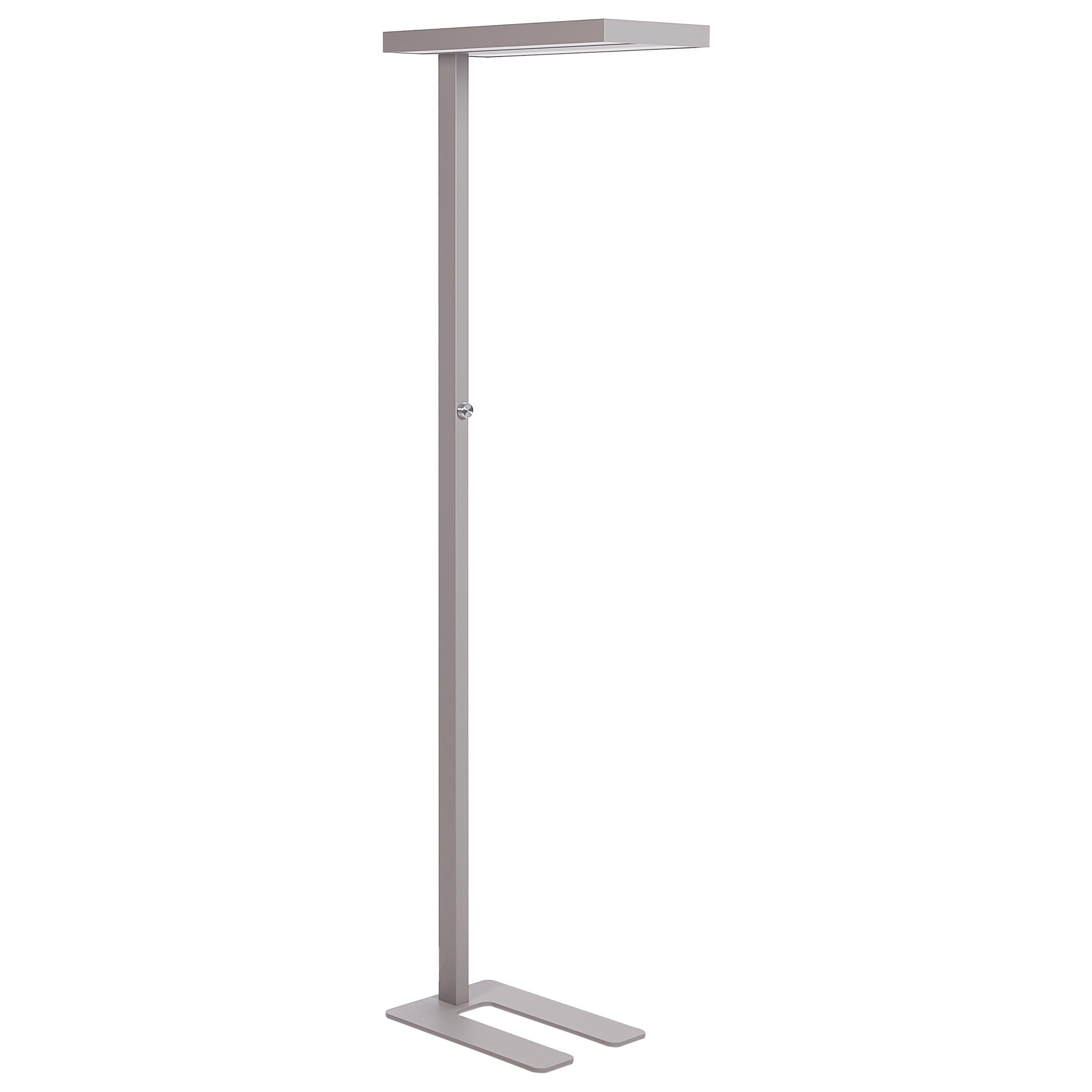 STEHLAMPE Taurus 61/29/197 cm - Silberfarben, Metall (61/29/197cm) - Beliani
