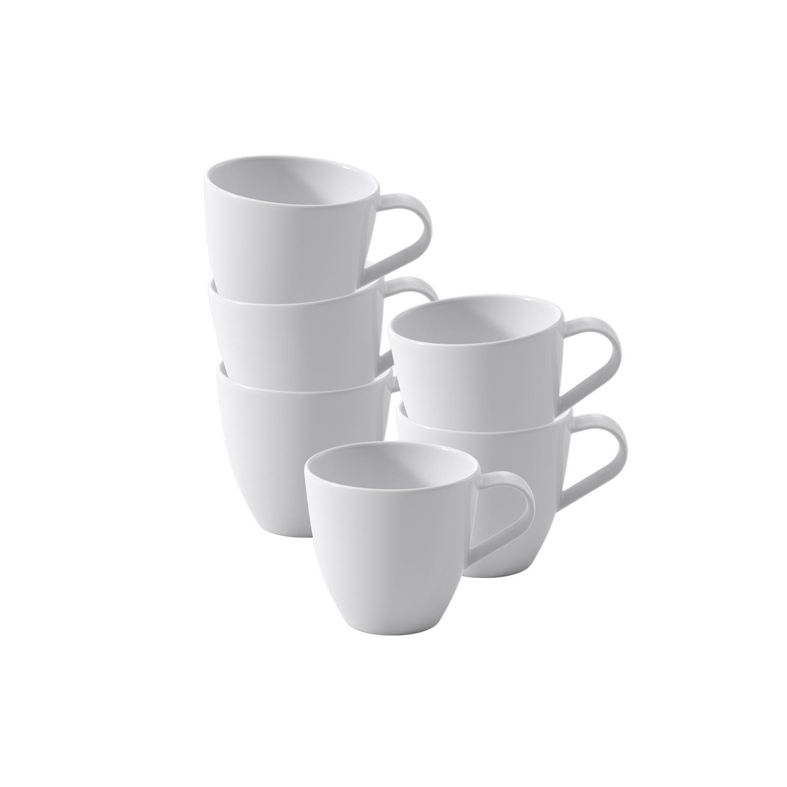 ESPRESSOTASSEN Pura weiß 50 ml 6er Set - Weiß, Keramik (0.05L) - Villeroy & Boch