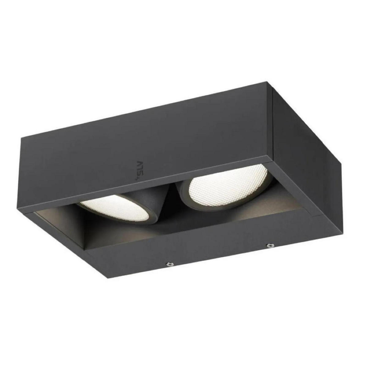 WAND- & DECKENLEUCHTE ESKINA FRAME - Anthrazit, Metall (17.1/17.1/7.3cm) - SLV