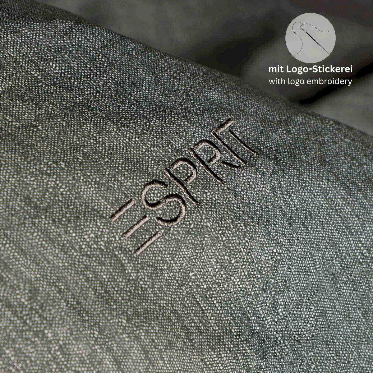 RENFORCE BETTWÄSCHE HARP 2er Set - Anthrazit, Textil (135/200cm) - Esprit