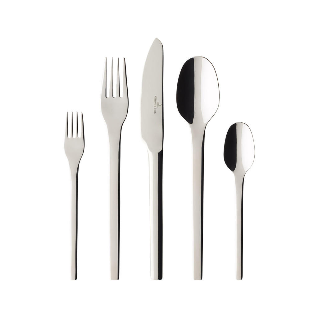TAFELBESTECK V&B Tools silber 180er Set - Silberfarben, Metall - Villeroy & Boch