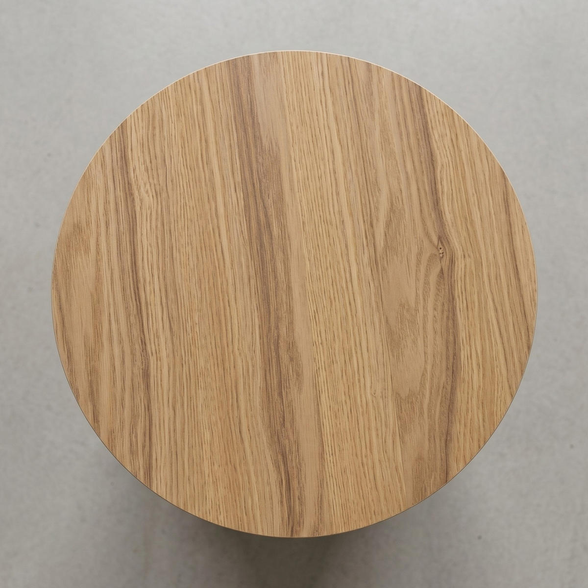 BEISTELLTISCH geriffelt Braun - Braun, Holzwerkstoff (45/45/50cm) - SCAVA