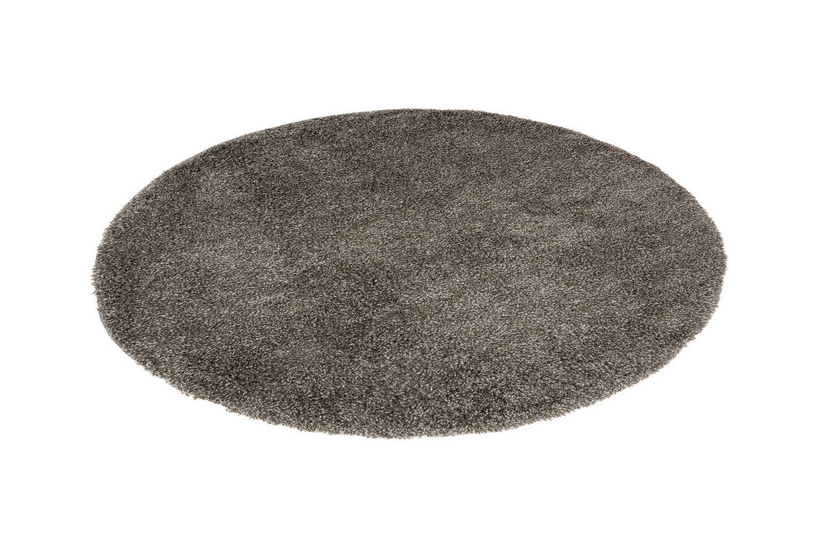 TEPPICH ESSENCE ROUND Grau 200/200 cm - Grau, Textil (200/200cm) - Tapiso