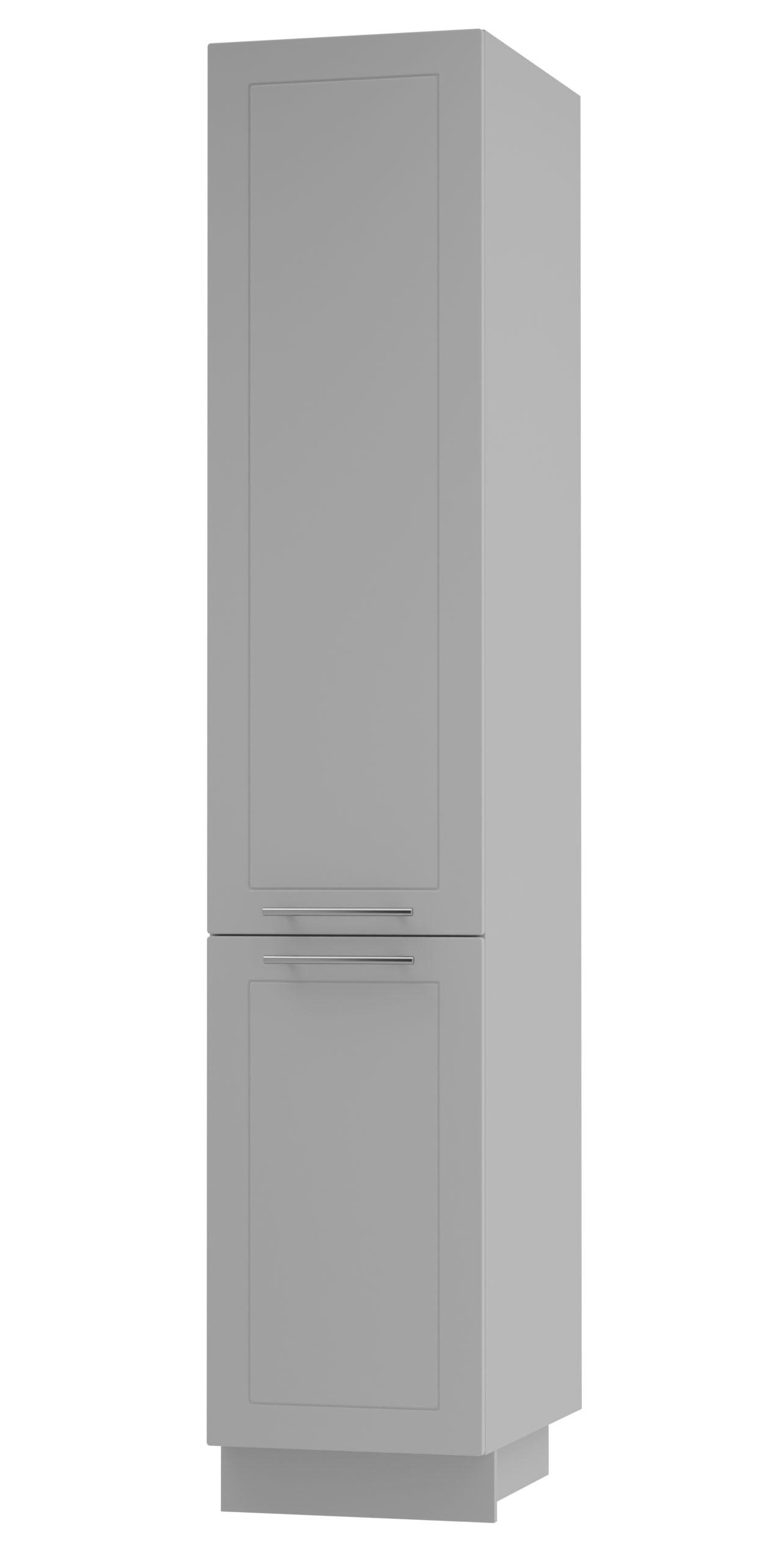 Feldmann-Wohnen Apothekerschrank Grau, Grau 40x207x59 cm