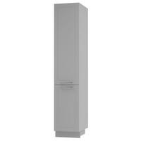 APOTHEKERSCHRANK Kvantum 2D14K/40/kargo Dust Grey Matt / Grau Matt 40 / 59 / 207cm - Grau, Holz/Holzwerkstoff (40/207/59cm) - Feldmann-Wohnen