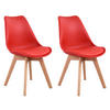STÜHLE Nora Rot 2er-Set - Rot, Kunststoff (49/81/52cm) - Happy Garden
