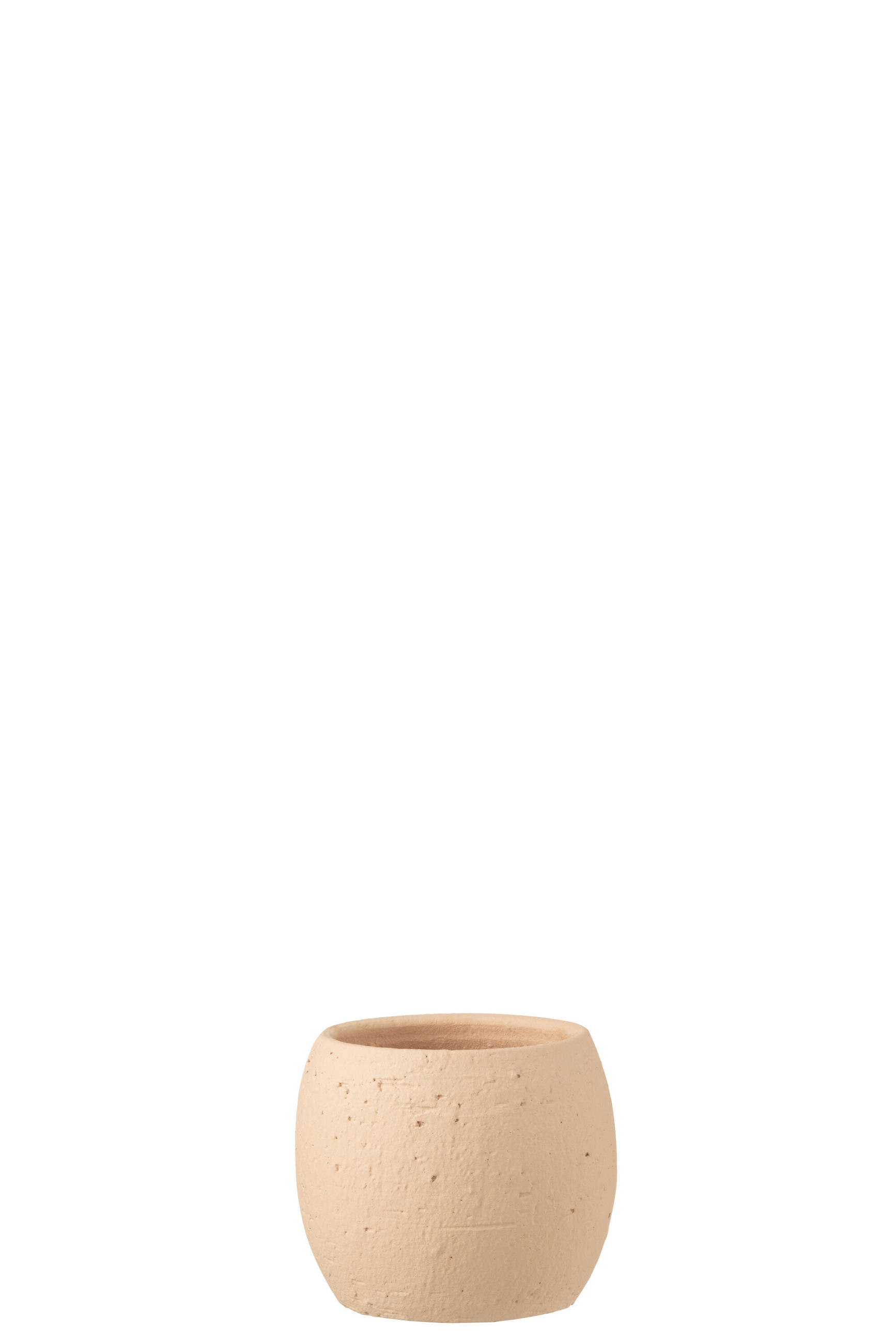 BLUMENTOPF ENYA - Töpferei - Beige - S - Ø 16 cm - Beige, Keramik (16/14cm) - J-Line