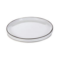 TELLER FLACH CARACTERE 28 cm Kumuluswolke weiss - Weiß, Keramik (28cm) - Revol Porcelaine France