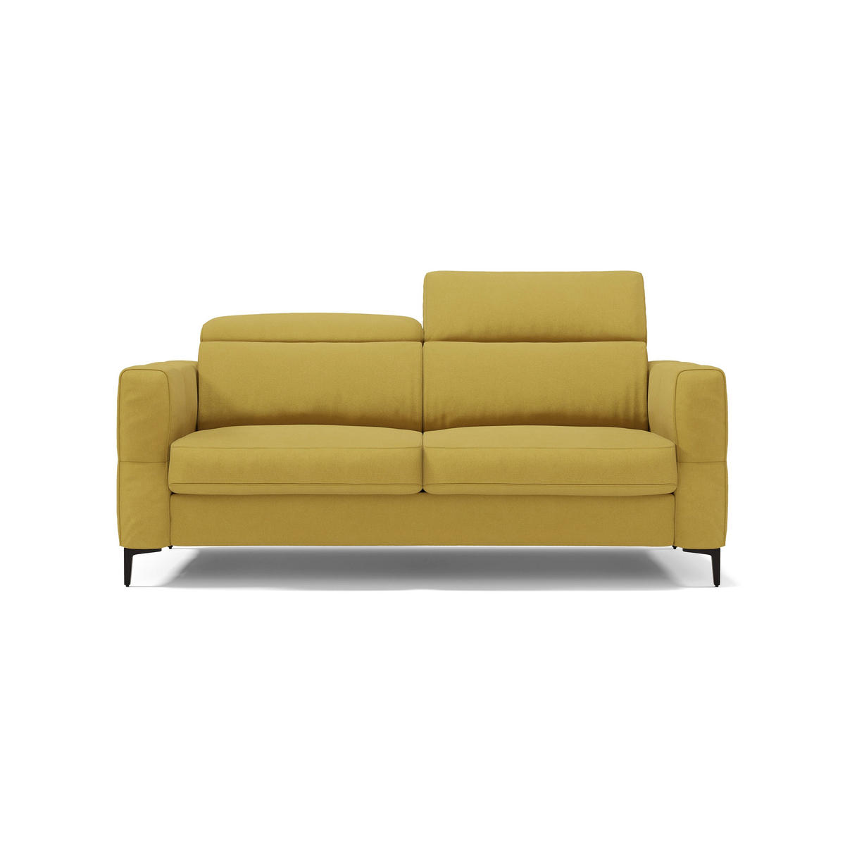 SCHLAFSOFA Gardenia - Gelb, Metall (218/88/94cm) - Divani.store