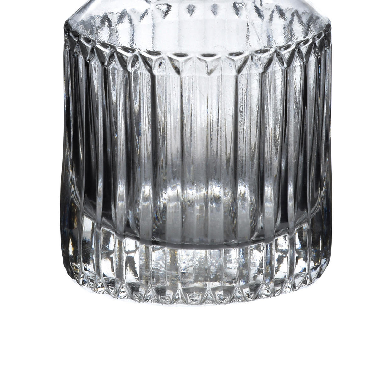 VASE Serenite Transparent 10/10/24.5 cm Glas - Transparent, Glas (24.5cm) - Mondex