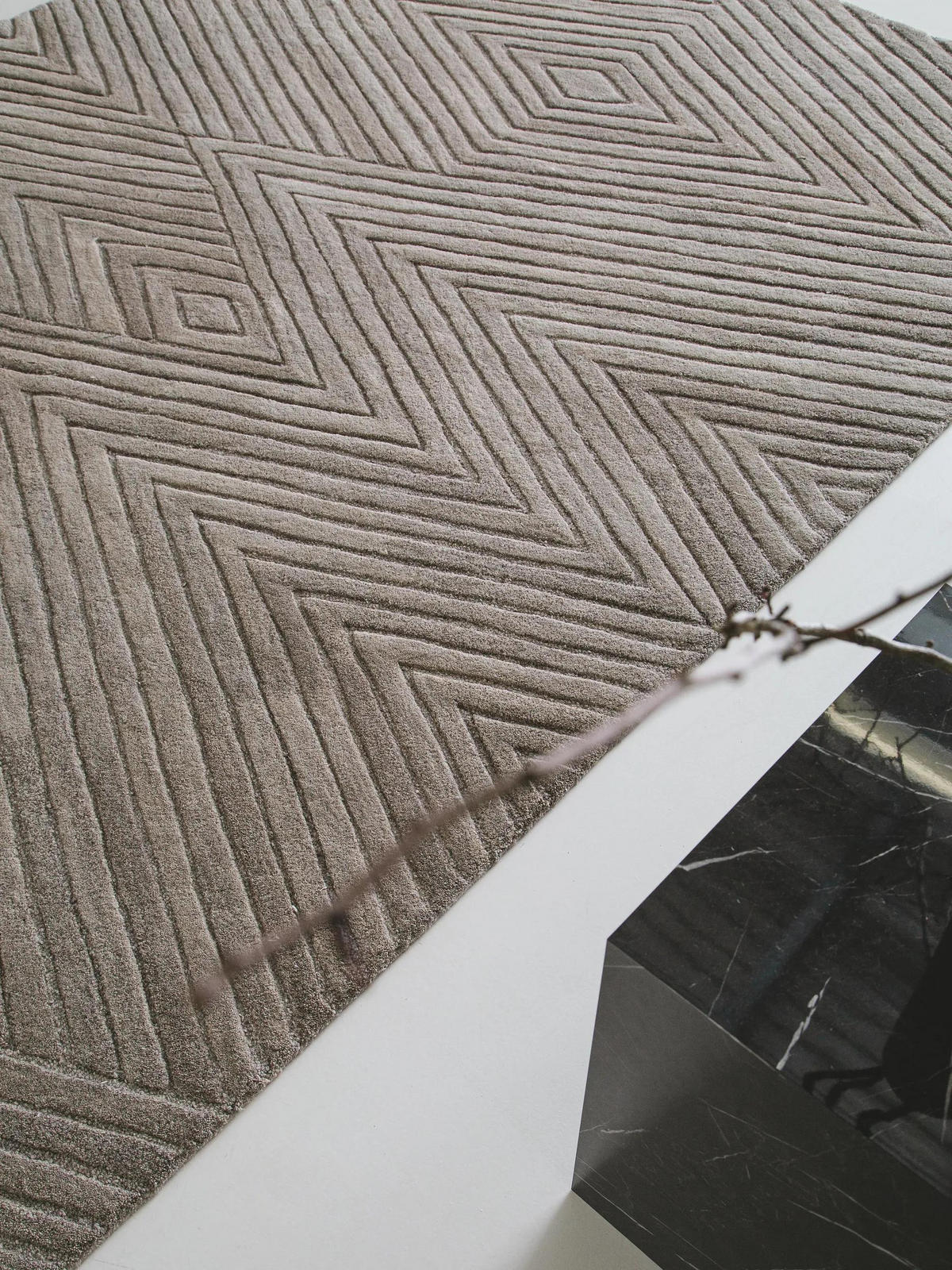 WOLLTEPPICH Yanis Beige/Hellbraun 200x300 cm - Beige, Textil (200/300cm) - benuta Pure