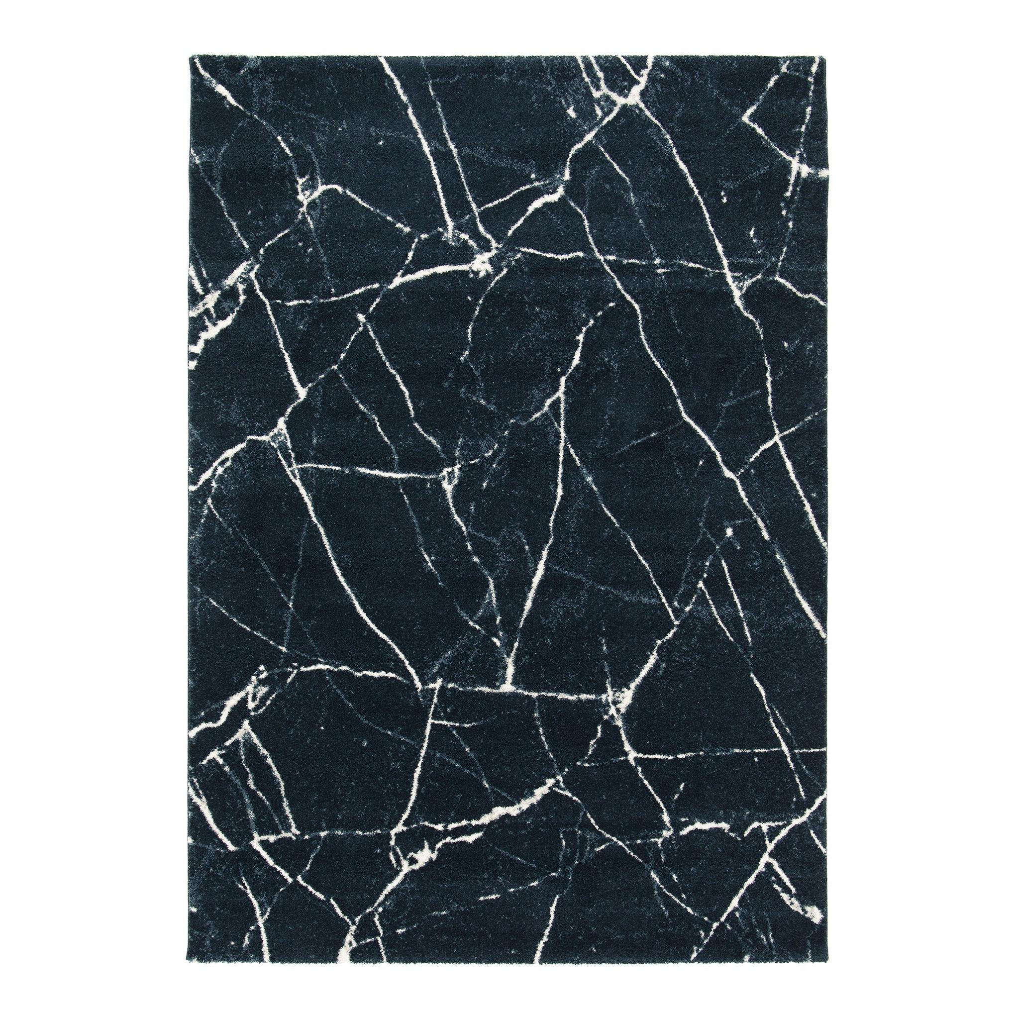 TEPPICH ultraweich designorientiert blau - Blau, Textil (160/230cm) - AFK Living