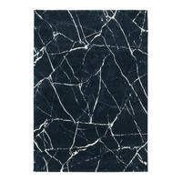 TEPPICH ultraweich designorientiert blau - Blau, Textil (160/230cm) - AFK Living