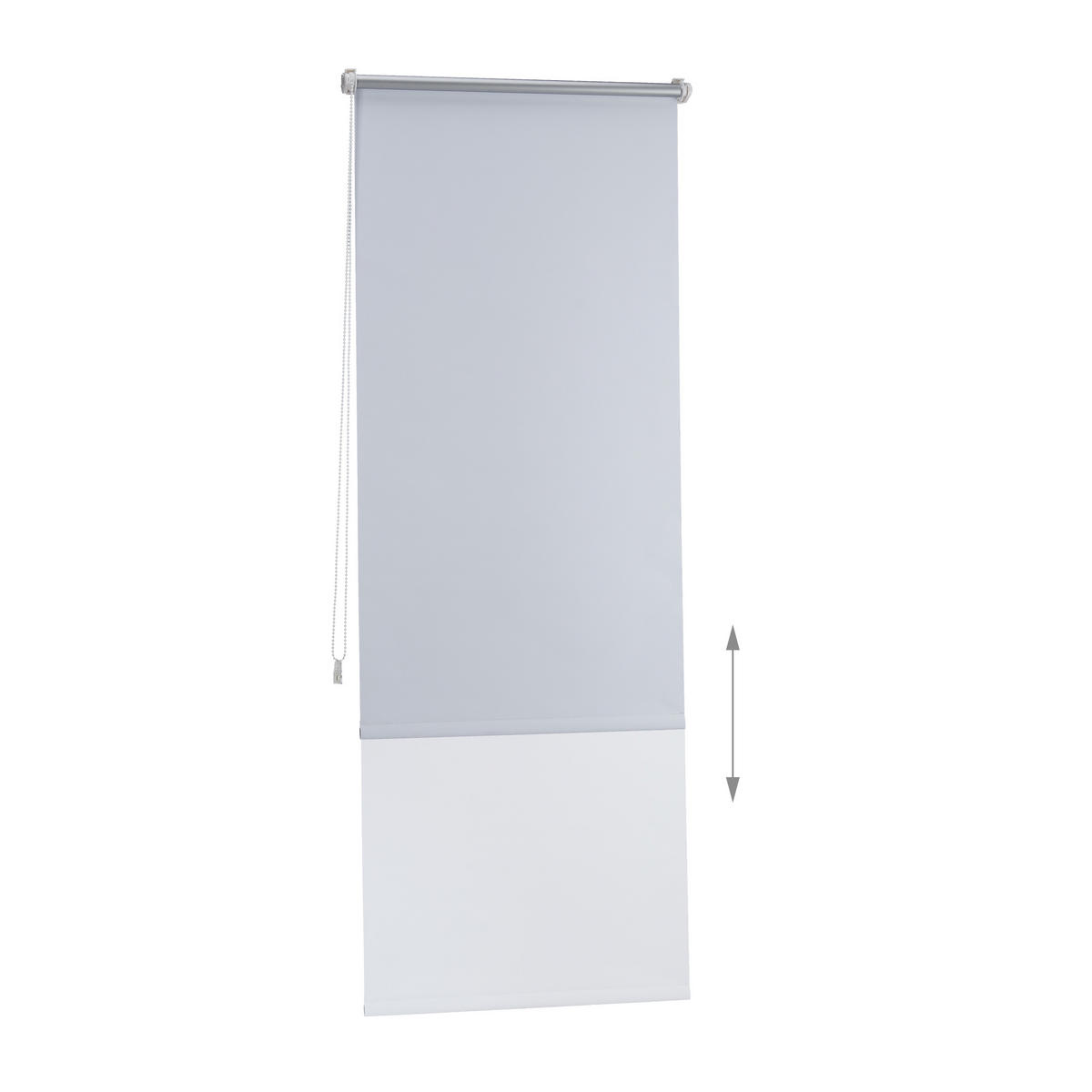 VERDUNKLUNGSROLLO - Weiß, Kunststoff/Textil (60/160/3.5cm) - Relaxdays